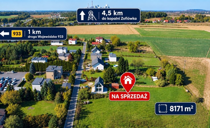 działka na sprzedaż - Pawłowice, Pniówek